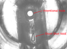 Short Shot injection molding defect